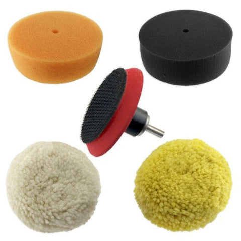 Premier 3" Car Buffing & Polishing Pad Kit - 5pc